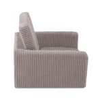 Dječja fotelja na razvlačenje PLUSH NEST CUBIE, naslonjač, ​​bež, vrhunski kord - Slika 6