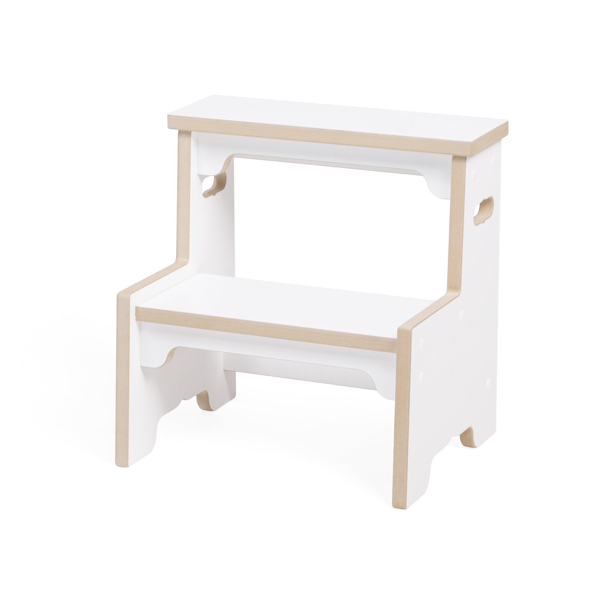 3ab79b151242f081b2db4d56e2a1c2e5 PLUSH NEST stolica, dječja stepenica, kuhinjski pomoćnik – bijela - Slika 1