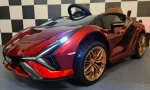 Dječji automobil na baterije Lamborghini Sian 12 volti, crvena boja - Slika 2