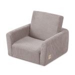 Dječja fotelja na razvlačenje PLUSH NEST CUBIE, naslonjač, ​​bež, vrhunski kord