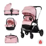 Chipolino dječja kolica Euphoria 3u1 Powder Pink