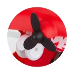 Chipolino hodalica Airplane 3u1 - Red - Slika 5