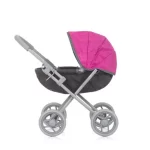 KOLICA Chipolino  ZA LUTKE "DAISY" grey / pink linen
