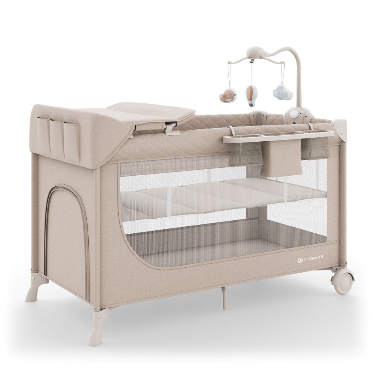 01-kinderkraft-putni-krevetic-leody-up-beige-s-dodacimajpg-gallery-jpg Kinderkraft Putni krevetić LEODY UP, Beige s dodacima - Slika 1