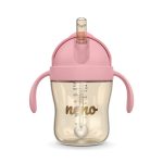 NENO BEBESITO bočica sa slamkom 240 ml, roza