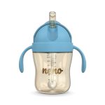 NENO BEBESITO bočica sa slamkom 240 ml, plava