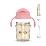 NENO BEBESITO bočica sa slamkom 240 ml, roza - Slika 6