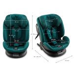 Kinderkraft autosjedalica XPEDITION 3 i-Size 0-36 kg (40-150 cm) 360, Green - Slika 12