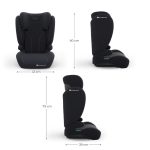 Kinderkraft autosjedalica I-Spark 2 Plus i-Size 15-36 kg (100-150 cm) bez Isofix-a, Black - Slika 13