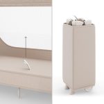 Kinderkraft Putni krevetić LEODY UP, Beige s dodacima - Slika 14