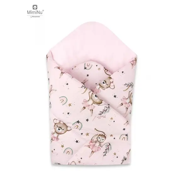 MimiNujastukdekicazanovoroeneMalaBalerinaPink1jpg MimiNu jastuk za novorođenče - Mala Balerina Pink - Slika 1