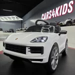 Dječji automobil Porsche Cayenne na baterije 12 volti bijeli