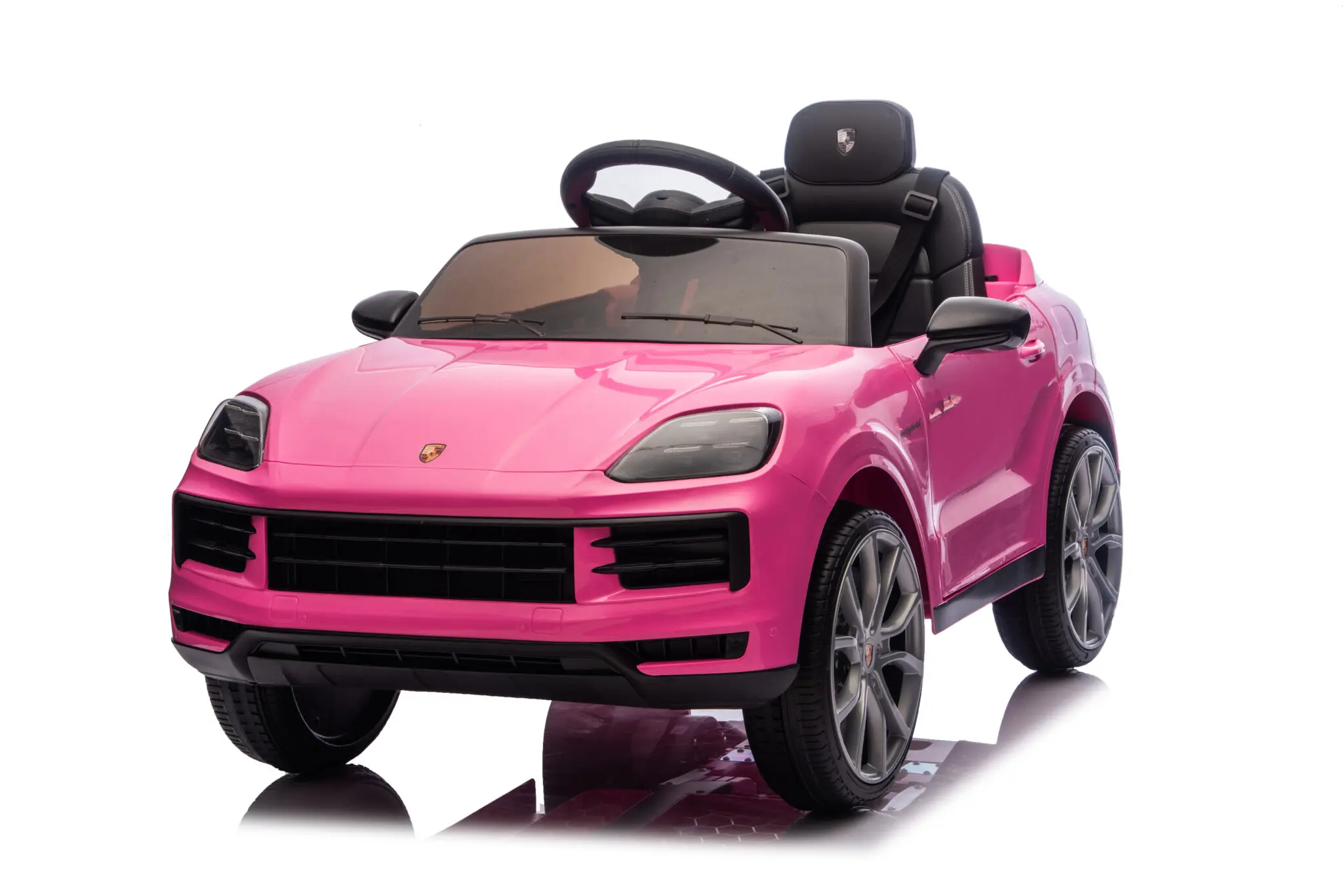 XCS_4861.jpg Električni dječji automobil Porsche Cayenne za 1 osobu, 12 volti, roze boje - Slika 1