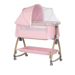 Chipolino kolijevka s bočnom stranicom na spuštanje Charisma Powder Pink/Wood