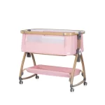 Chipolino kolijevka s bočnom stranicom na spuštanje Charisma Powder Pink/Wood - Slika 2