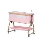 Chipolino kolijevka s bočnom stranicom na spuštanje Charisma Powder Pink/Wood - Slika 5