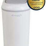 Shnuggle Eco-Touch Spremnik za odlaganje pelena - White/Grey
