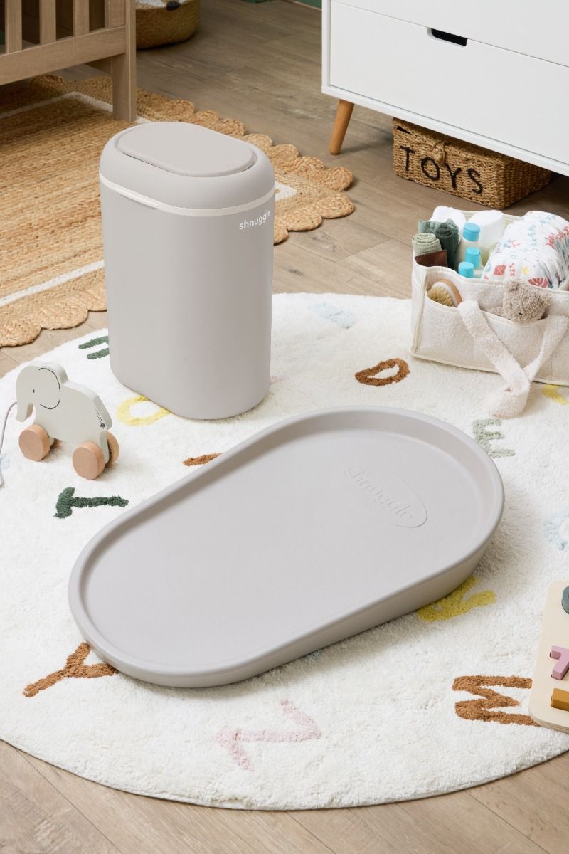 Shnuggle Eco-Touch Spremnik za odlaganje pelena - Taupe - Slika 7