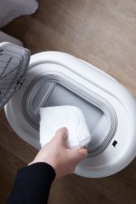 Shnuggle Eco-Touch Spremnik za odlaganje pelena - White/Grey - Slika 15