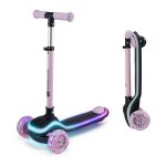 Kinderkraft romobil RAKET LED, Pink - Slika 2