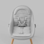 Kinderkraft Hranilica Fini UP 3u1, Grey - Slika 5