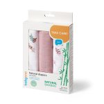 BABYONO BAMBUS TETRA PELENE LIŠĆE, ROZA - Slika 6