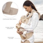 Kinderkraft nosiljka Huggy Bizuu, dune whisper - Slika 6
