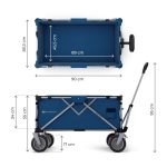 Kinderkraft Sklopiva kolica ROLLSTER 90x58 cm, Night Blue - Slika 8