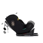 Chipolino autosjedalica i-Size 40–150 cm ISOFIX 360° Techno iGROW Noir - Slika 10