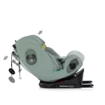 Chipolino autosjedalica i-Size 40–150 cm ISOFIX 360° Techno iGROW Matcha - Slika 10