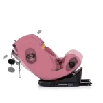 Chipolino autosjedalica i-Size 40–150 cm ISOFIX 360° Techno iGROW Powder Pink - Slika 10
