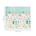 Fillikid dvostrana podloga za igru Street, 180x200 cm - Slika 10