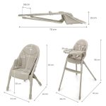 Kinderkraft Hranilica Dinnly 2u1, bež - Slika 10