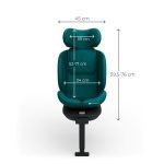 Kinderkraft I-360 2 PLUS i-Size autosjedalica 0-36 kg (40-150 cm), zelena - Slika 10
