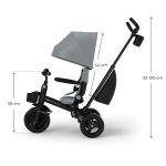 Kinderkraft Tricikl AVEO Plus 2, Grey - Slika 18