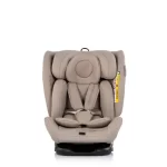Chipolino autosjedalica i-Size 40–150 cm ISOFIX 360° Techno iGROW Latte - Slika 2