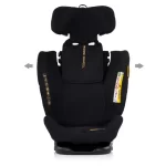 Chipolino autosjedalica i-Size 40–150 cm ISOFIX 360° Techno iGROW Noir - Slika 4