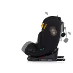 Chipolino autosjedalica i-Size 40–150 cm ISOFIX 360° Techno iGROW Noir - Slika 6