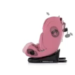Chipolino autosjedalica i-Size 40–150 cm ISOFIX 360° Techno iGROW Powder Pink - Slika 6