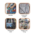 Zopa dječji kofer na kotačiće Pack&Ride Safari - Slika 4
