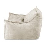 Dječja fotelja PLUSH NEST ROYA, bež premium šenil - Slika 4