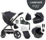 egg3® dječja kolica 8u1 - Carbonite