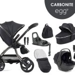 egg3® dječja kolica 8u1 - Carbonite