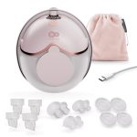 Kinderkraft Električna izdajalica MAMAFLOW, hands free, Pink
