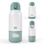 Kinderkraft GAJA prijenosni grijač - bočica/termosica s baterijom 500 ml, Green