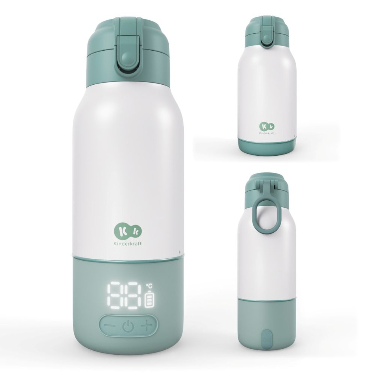 01-kinderkraft-gaja-prijenosni-grijac-bocicatermosica-s-baterijom-500-ml-greenjpg-gallery-jpg Kinderkraft GAJA prijenosni grijač - bočica/termosica s baterijom 500 ml, Green - Slika 1