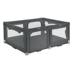 Lionelo dječja igraonica/vrtić Florence Easy Fold 151x185x76,5 cm, Grey Graphite