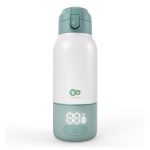 Kinderkraft GAJA prijenosni grijač - bočica/termosica s baterijom 500 ml, Green - Slika 3