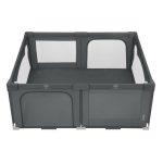 Lionelo dječja igraonica/vrtić Florence Easy Fold 151x185x76,5 cm, Grey Graphite - Slika 3
