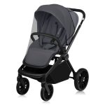 Lionelo dječja kolica Mika Plus 3u1, Grey Stone - Slika 3